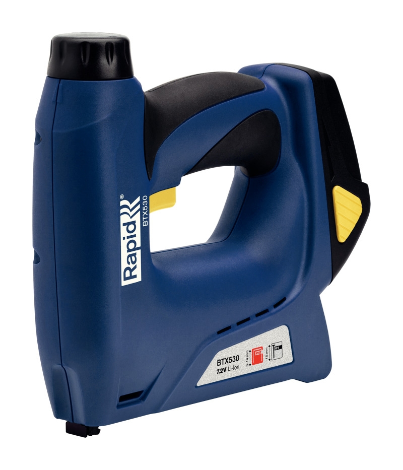 Rapid –  BTX530 Cordless Electric Tacker – Blue Colour – Textile Tools & Accessories