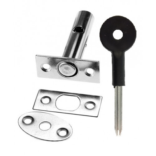 Rack Bolt Polished Chrome Finish 60mm With Key & Fixings – My Door Handles