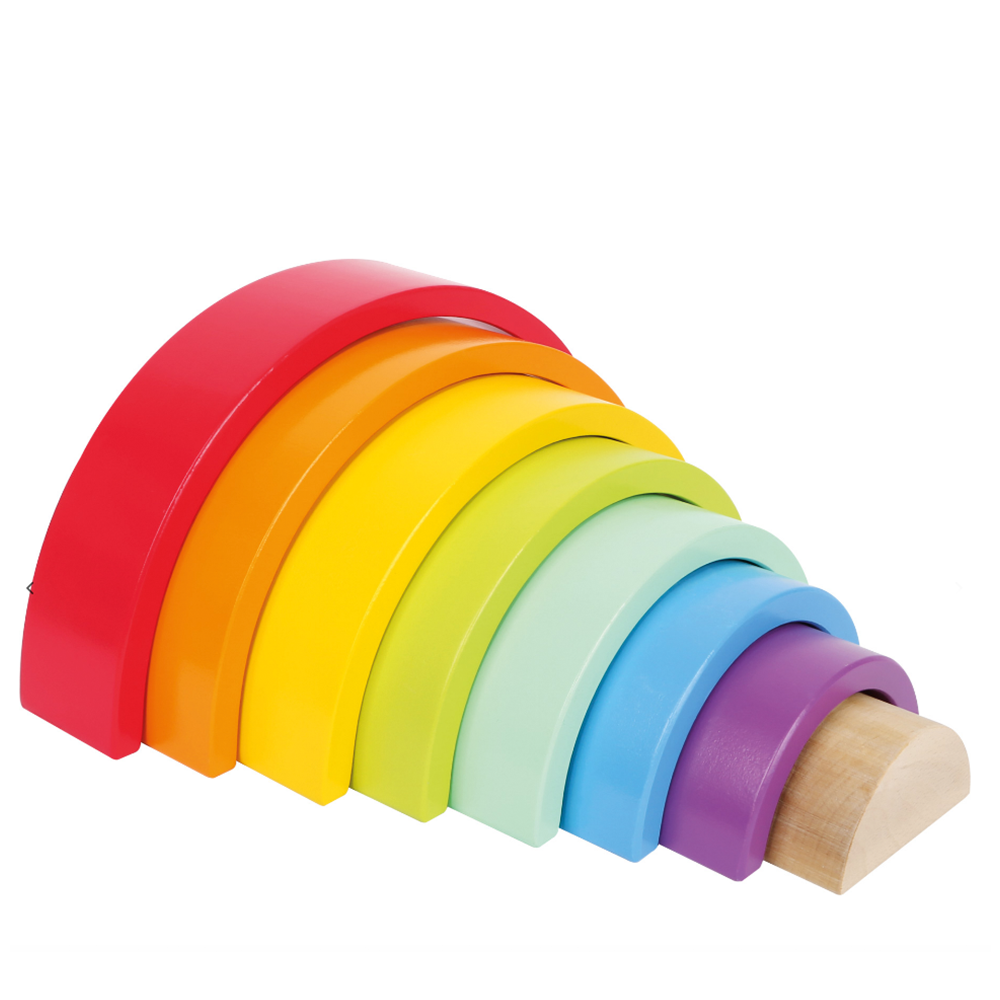 Large Wooden Rainbow Building Blocks (gives 4 meals)