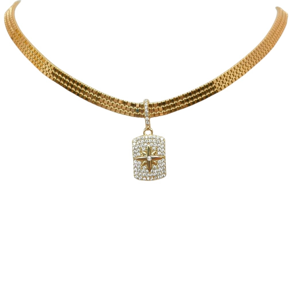 Rastaban Necklace .99 40 cm – Gold – Ezavision