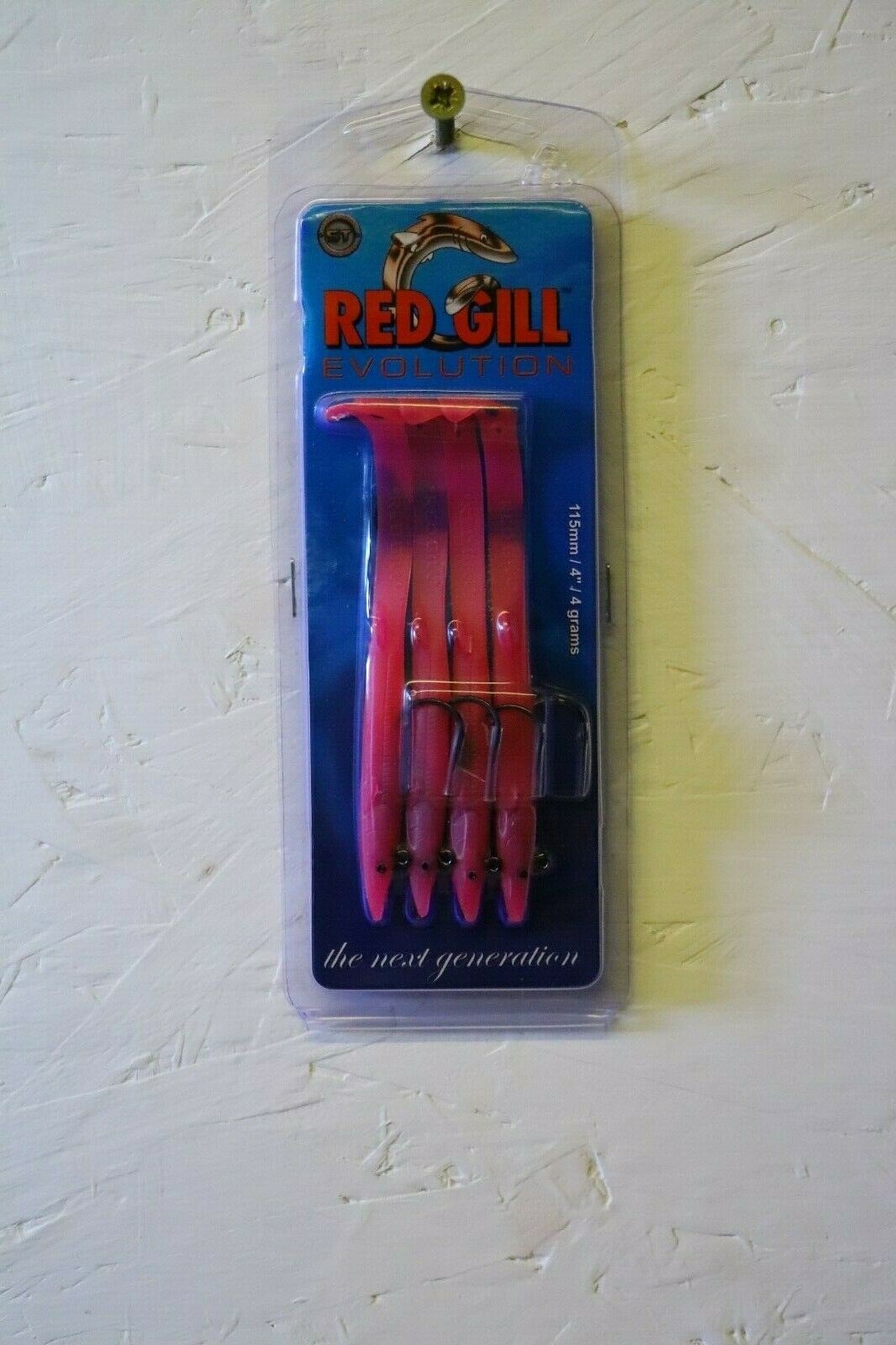 Red Gill Evolution Eels, Bubblegum Pink – 115mm, 4g, 4 per pack