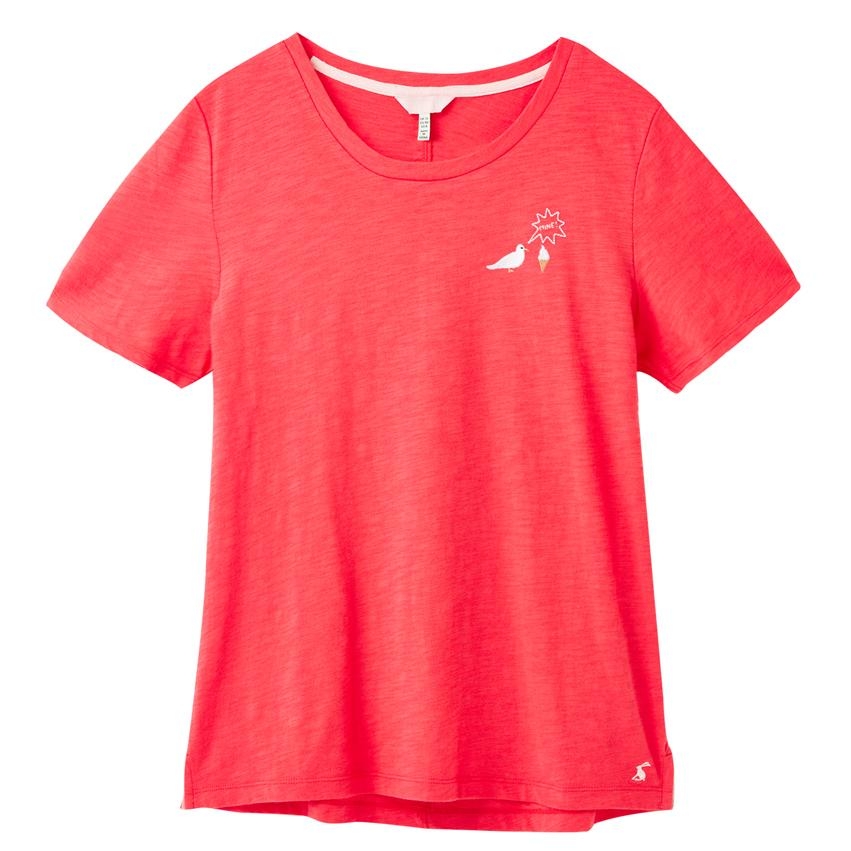 Joules Carley Top In Red Seagull – 14