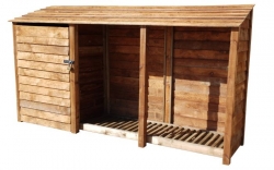 Wooden Tool Store | Arbor Garden Solutions | Timber | Finished Wood | Available In Brown Or Green | Door & Hieght Options3.4m³ / 4.9m³ capacity