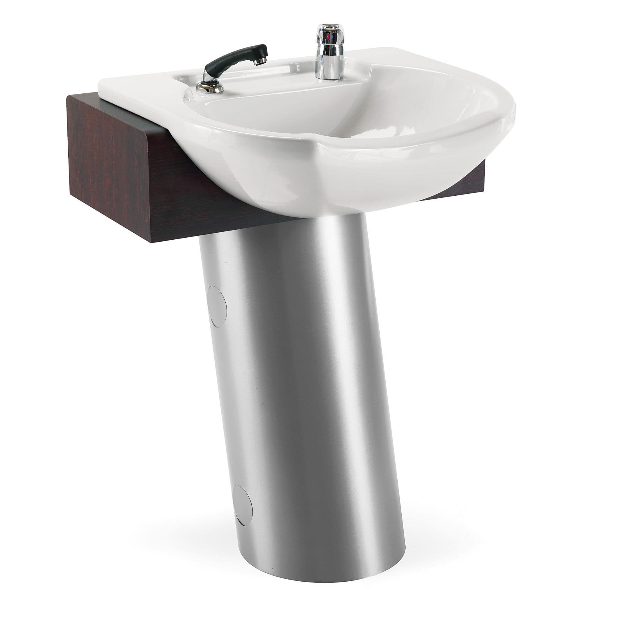 REM Aqua Pedestal Front Wash Dda Compliant – Cashmere Grey – Better Salon Supplies