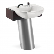 REM Aqua Pedestal Front Wash Dda Compliant – Cashmere Grey – Better Salon Supplies