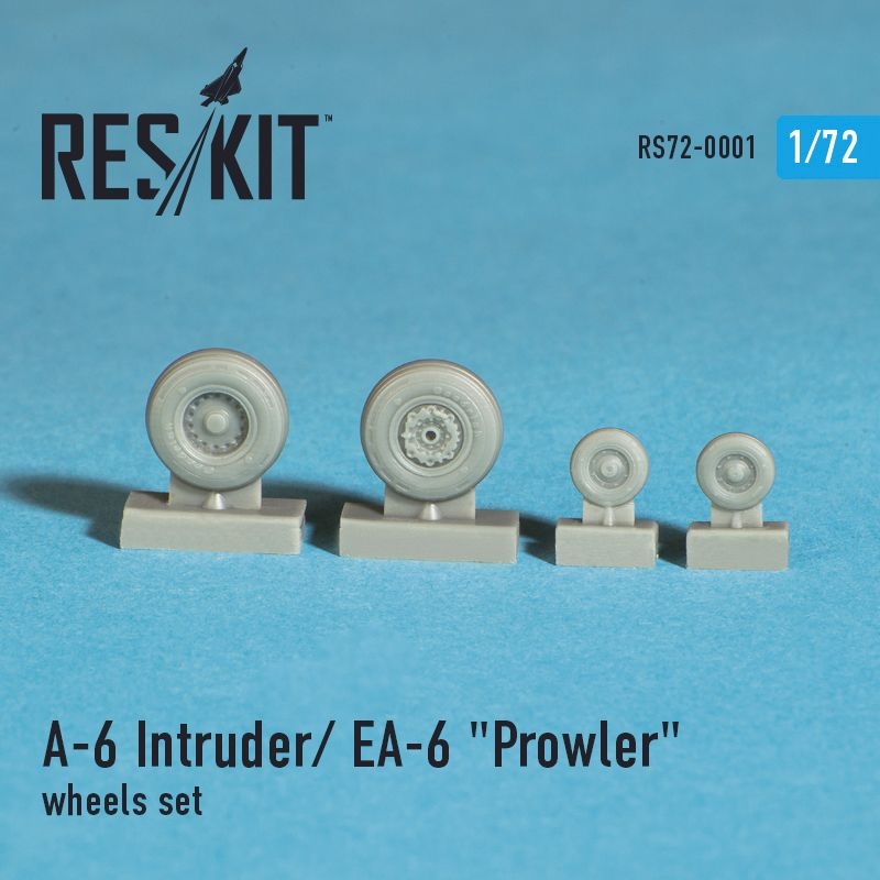 ResKit 1/72 Grumman A-6 Intruder/EA-6 “Prowler” Wheels Set – # 72-0001 – Model Hobbies