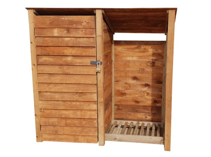 Wooden Tool Store | Arbor Garden Solutions | Timber | Finished Wood | Available In Brown Or Green | Door & Hieght Options1.9m³ / 2.7m³ capacity
