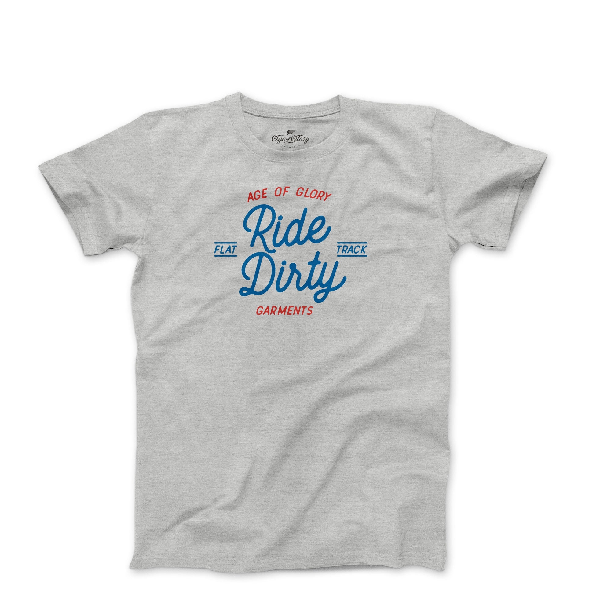 Age of Glory Ride Dirty Tee-shirt Heather Grey M – Armadillo Customs