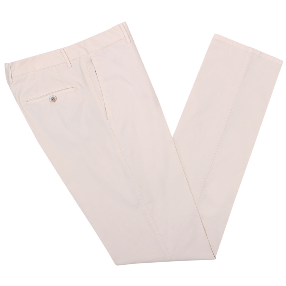 Robert Old Mens Cream Regular Fit Stretch Cotton Chino – 48 – Robert Old & Co