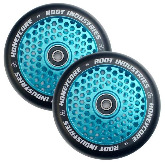 Root Industries Honey Core Scooter Wheels Black/Blue – Ripped Knees