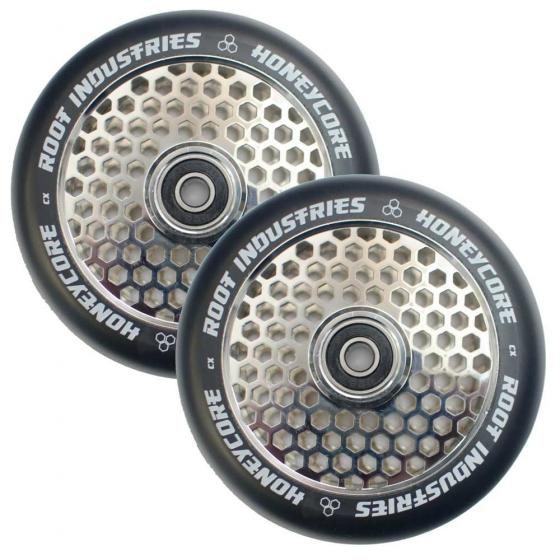 Root Industries Honey Core Scooter Wheels Black/Mirror – Ripped Knees
