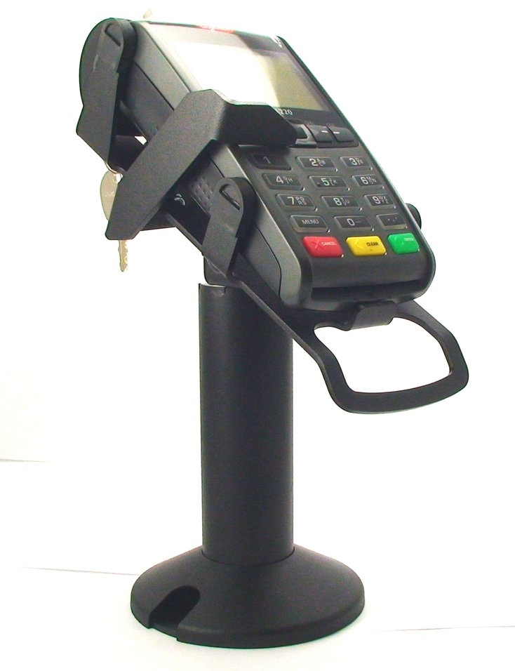 Ingenico iWL tilt & swivel credit card terminal stand with locking arm