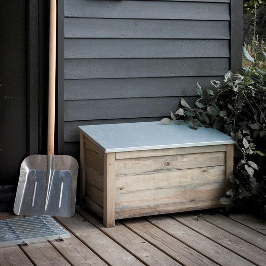 Rustic Chic Aldsworth Outdoor Storage box with Zinc Top