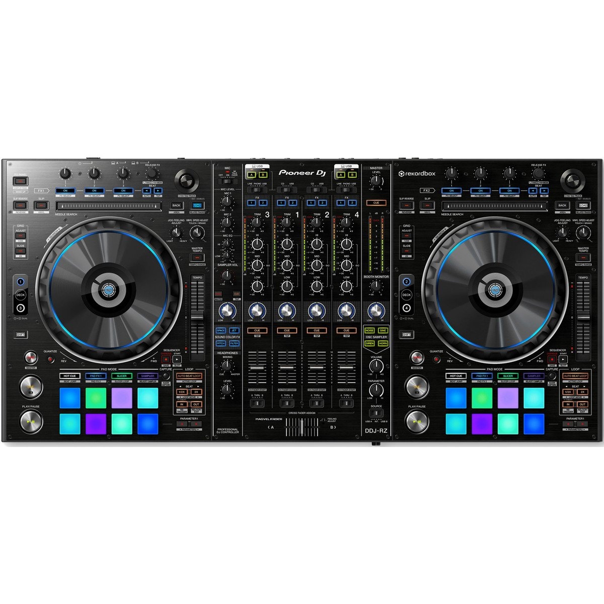 Pioneer DDJ-RZ Professional DJ Controller – DJ Equipment From Atrylogy
