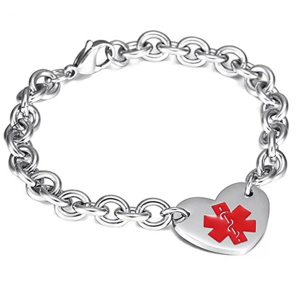 Venice II Stainless Steel Medical Alert Bracelet – Personalised Medical