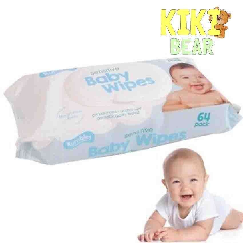 2 x Sensitive Baby Wipes (64pk) – Kiki Bear