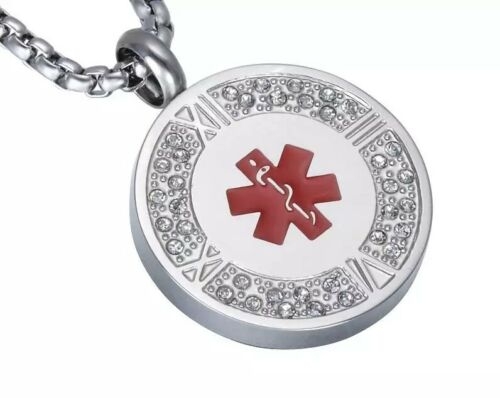 Lotus Medical Alert Necklace – Personalised Medical