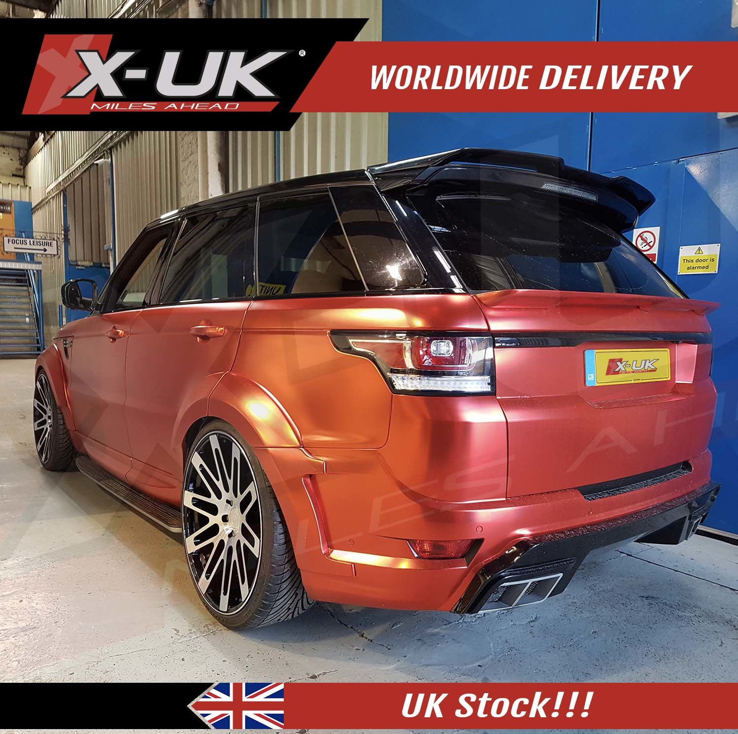 Range Rover L494 Sport 2014-2019 Frp Rear Diffuser – X-UK Ltd