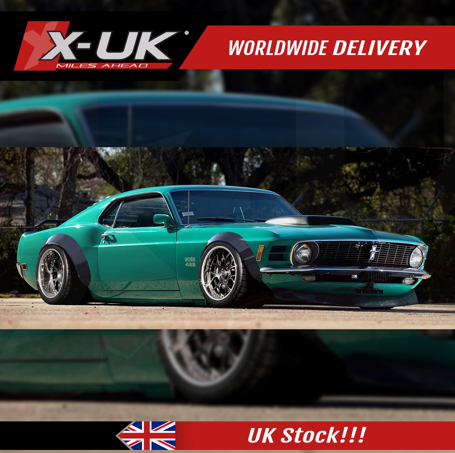 Muscle 10Cm (3.9”) Fender Flares (Pair) – X-UK Ltd