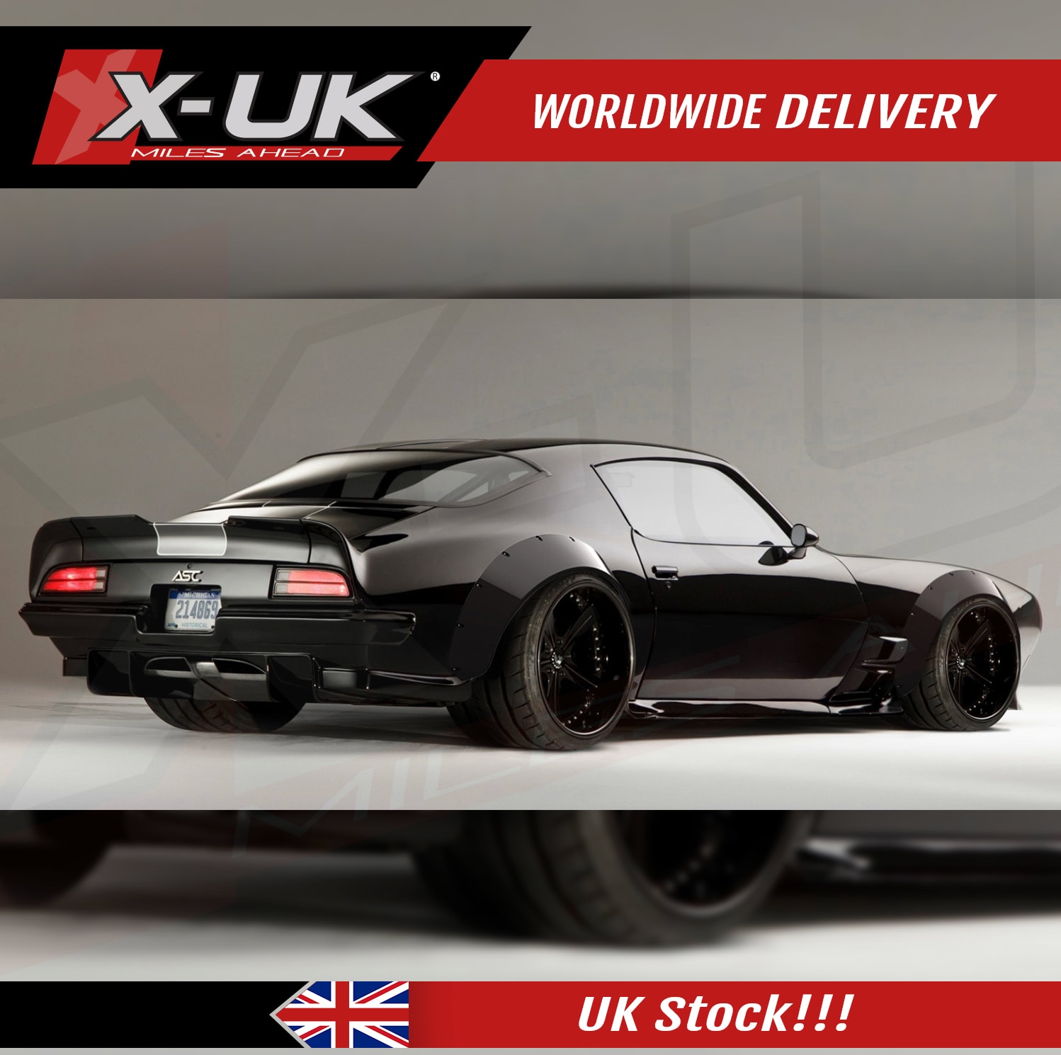 Muscle 12Cm (4.7”) Fender Flares (Pair) – X-UK Ltd