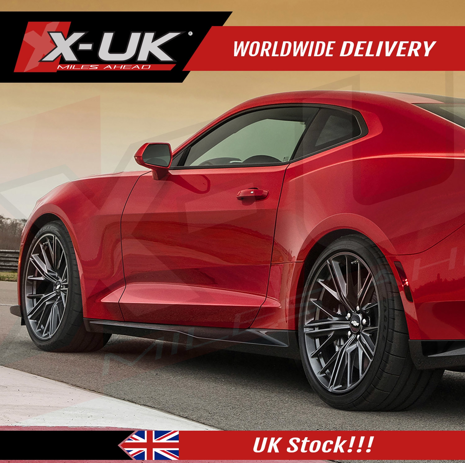 Zl1 1Le Style Side Skirts For The Chevrolet Camaro 2016-2018 – X-UK Ltd