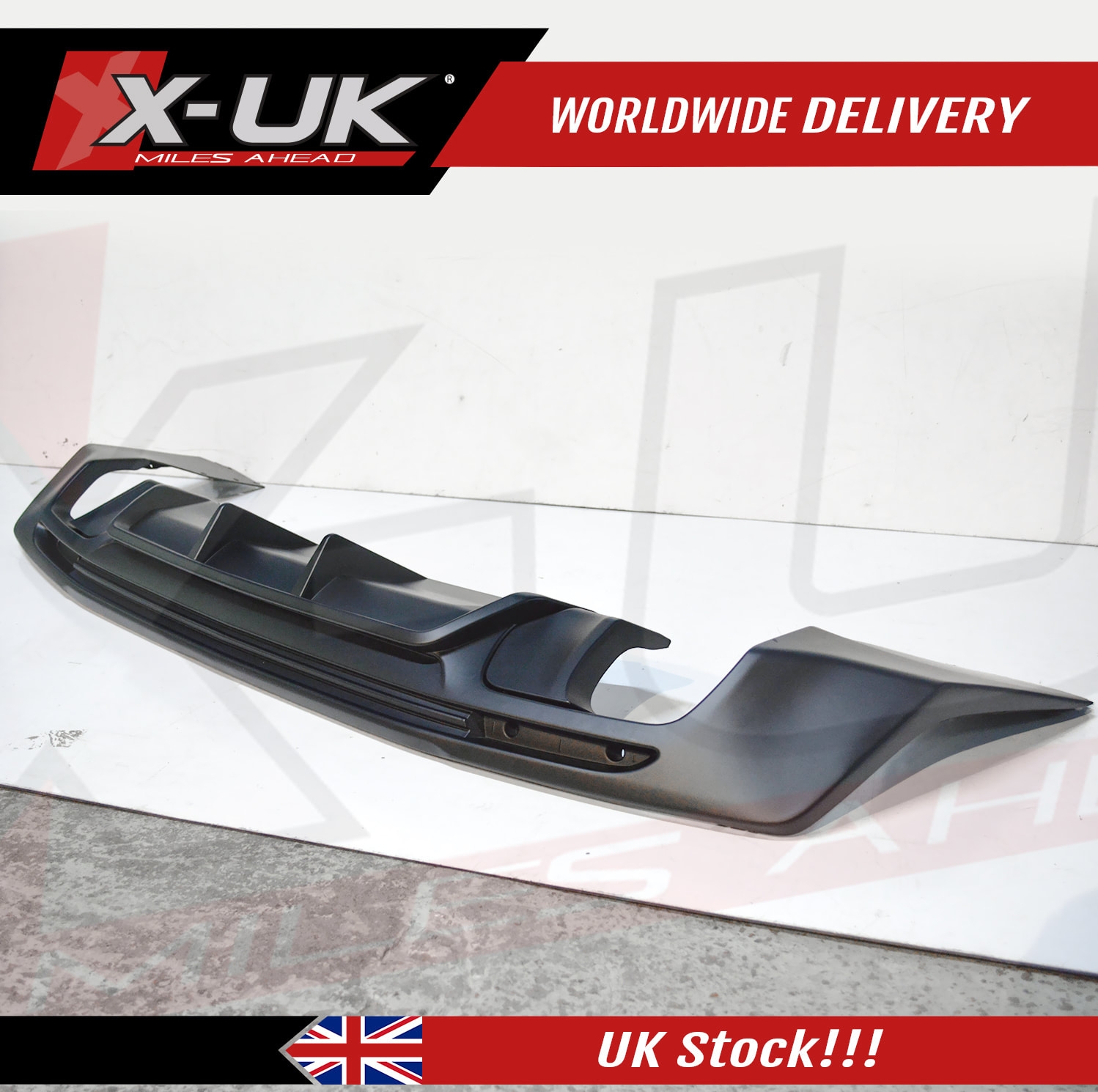 Chevrolet Camaro 2016-2018 Zl1 Rs Style Rear Diffuser Single Outlet – X-UK Ltd