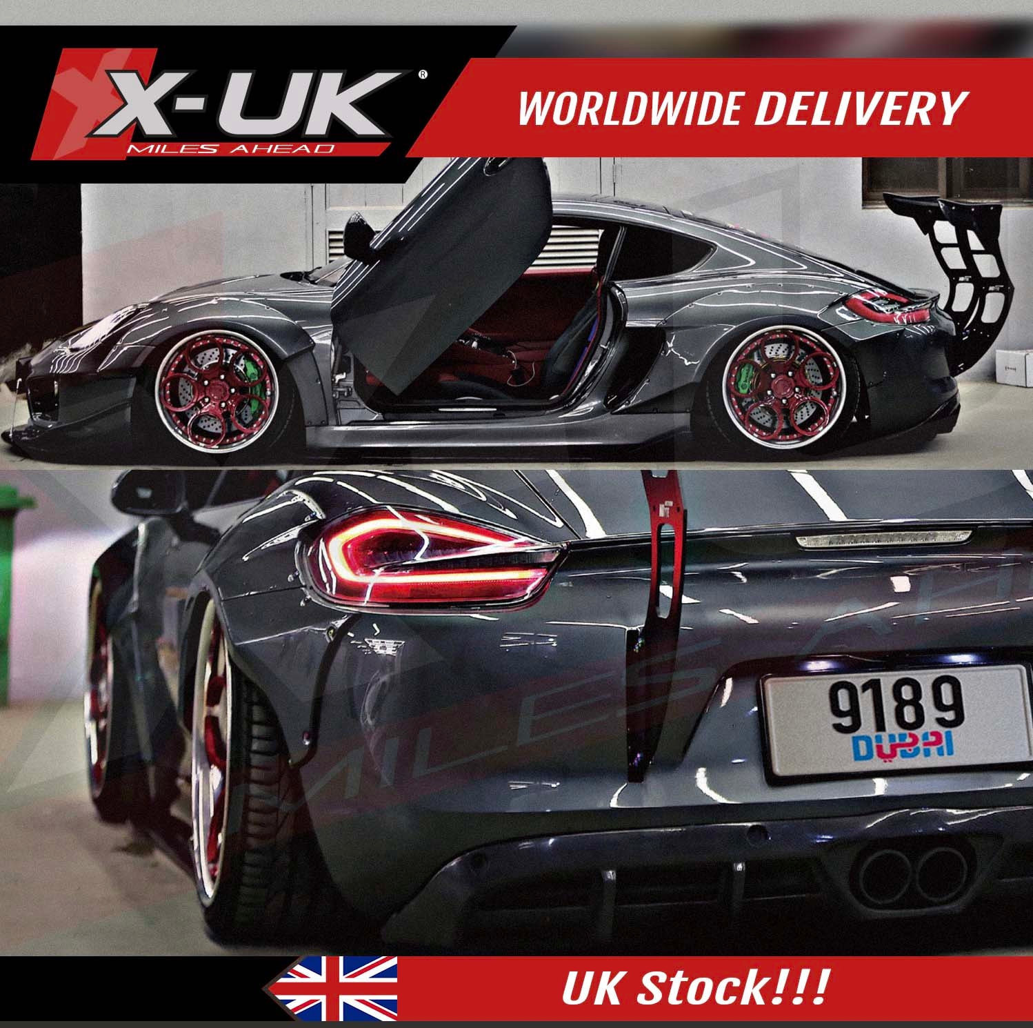 Porsche 981 Cayman 2012-2016 Wide Body Kit Front Sides And Rear – X-UK Ltd