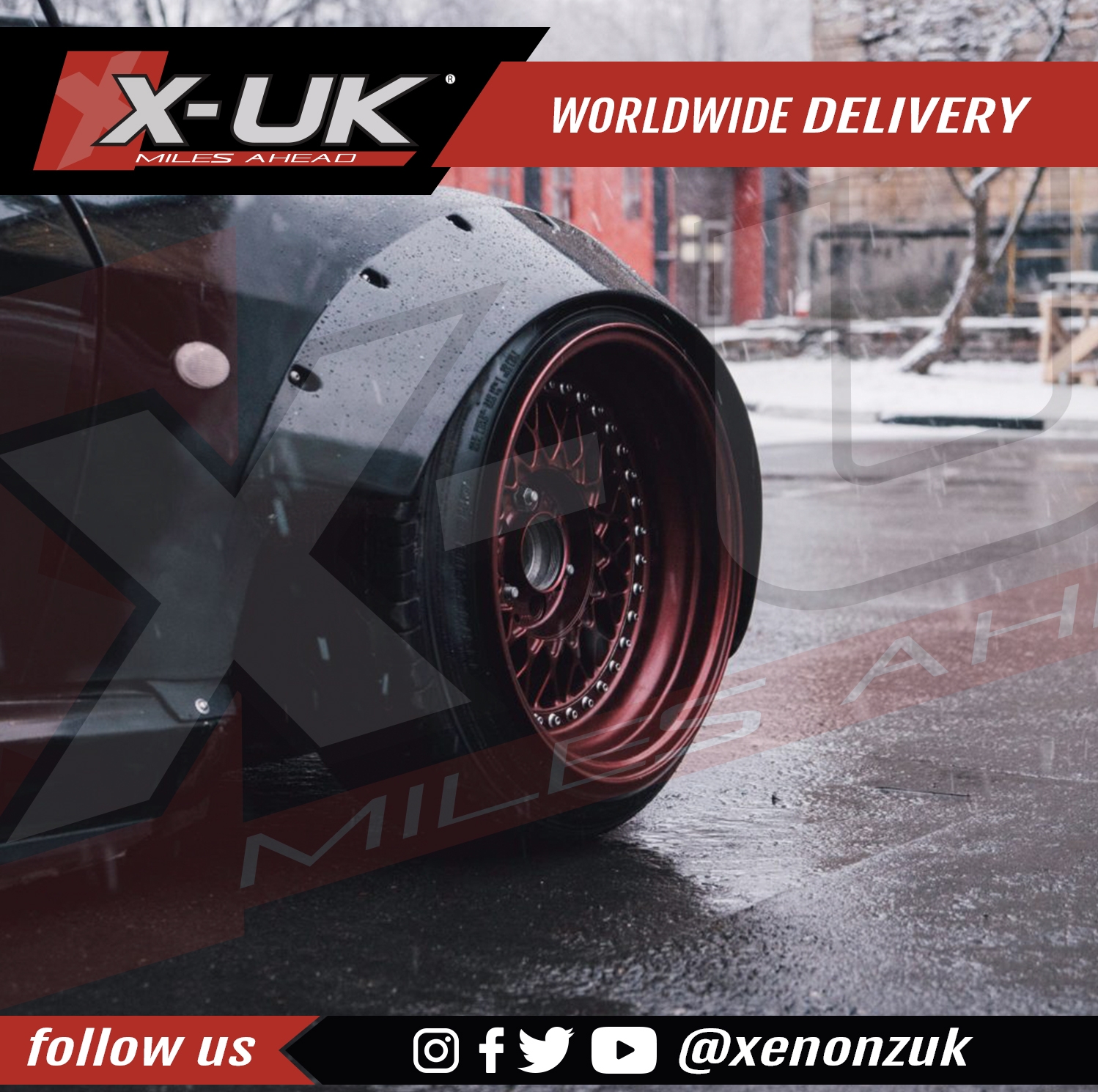 Glider (12Cm / 4,7 Inch) Universal Fender Flares (Pair) – X-UK Ltd