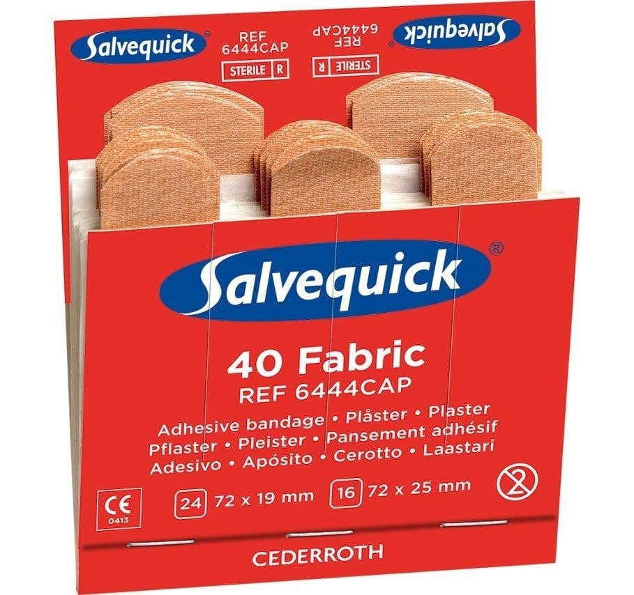 Salvequick Pilfer Proof Fabric Plaster Dispenser Refills – High Quality – PPE – Taft Safety Store