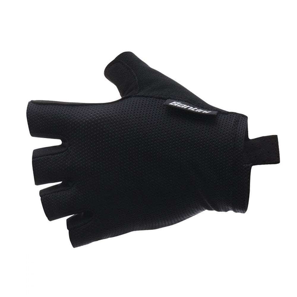 Santini 365 Brisk Short Finger Glove – Black / S