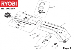 Ryobi – Spare Part – Gasket For Petrol Grass Trimmer – RLT30CESA – Gasket – Genuine Replacement Part