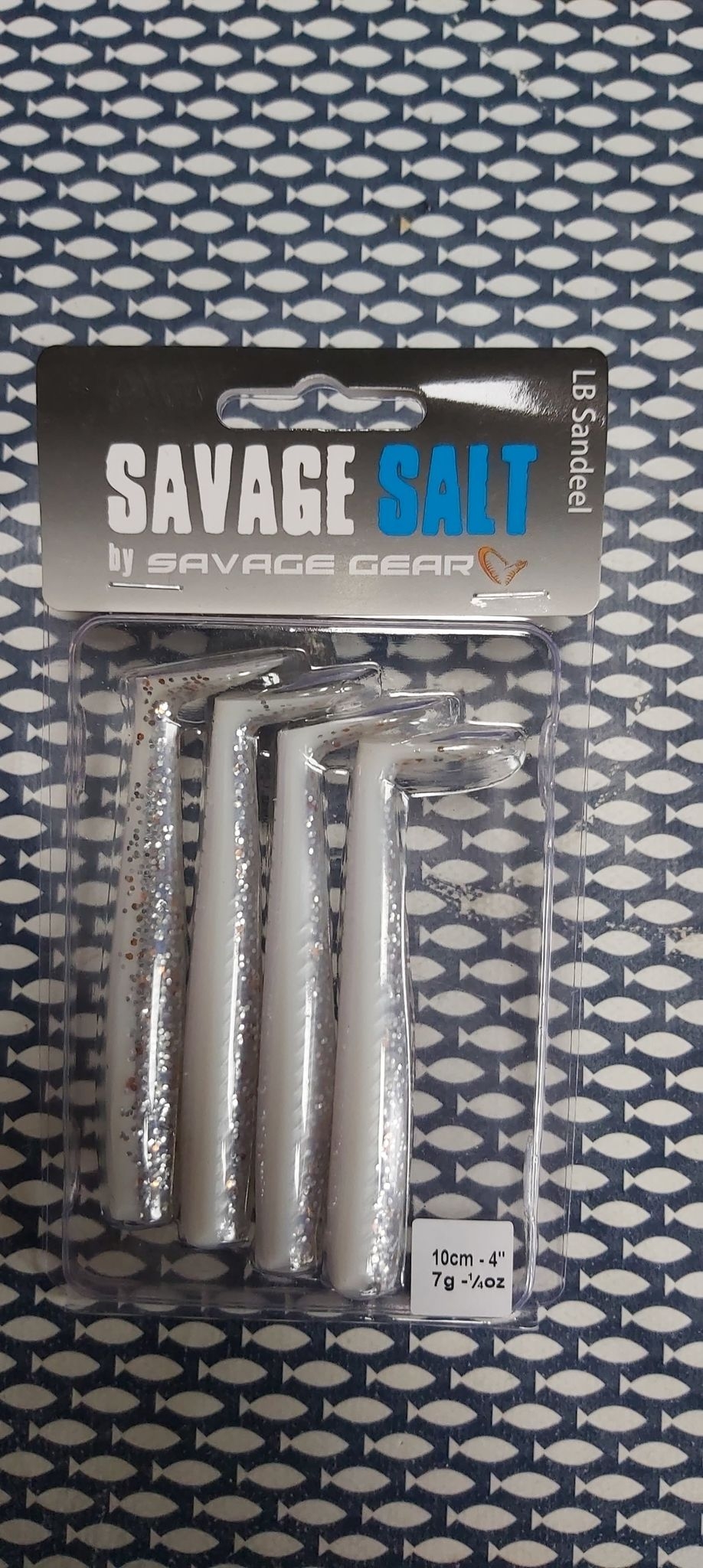 Savage Salt Sandeel LB, 4 pack – 10cm 7g, 3 colours – Pink Glitter