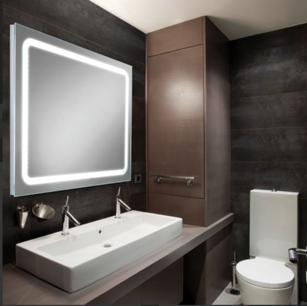 HiB Scarlett – Rectangular LED back-lit Illuminated Bathroom Mirror – HiB LED Illuminated Bathroom Mirrors – Stylishly Sophisticated