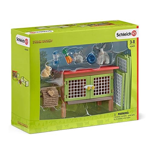 Schleich – Rabbit Hutch Set 42420 – Children’s Games & Toys From Minuenta