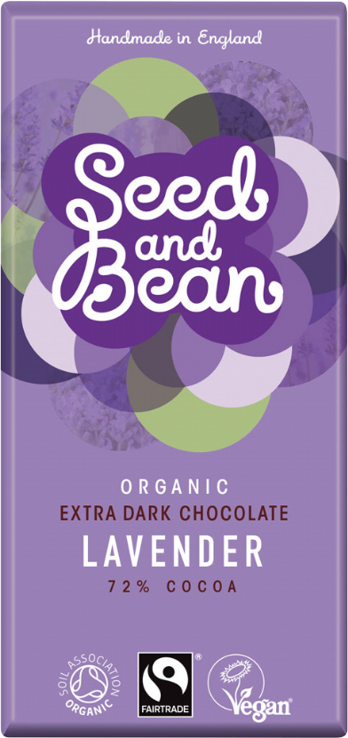 Seed & Bean Organic Lavender Dark Chocolate 85g – Confection Affection