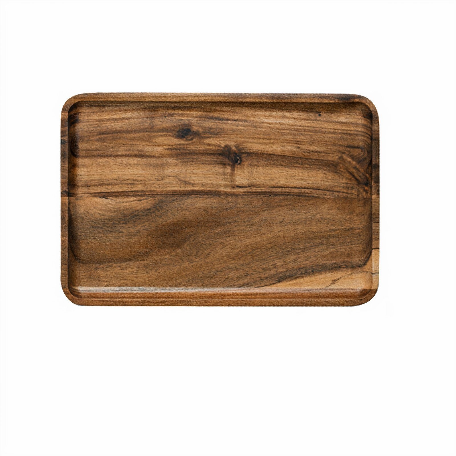 Acacia Serving Storage Trays – Brown – 30 x 20cm – Wood – The Trouvailles