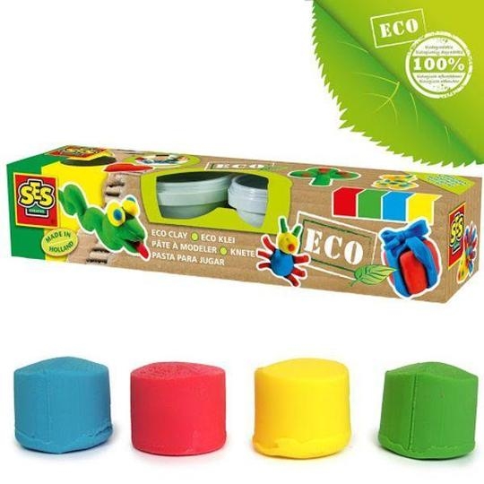ECO Playdough set in 4 colours – Children’s Learning & Vocational Sensory Toys For Children Aged 0-8 Years – Summer Toys/ Outdoor Toys