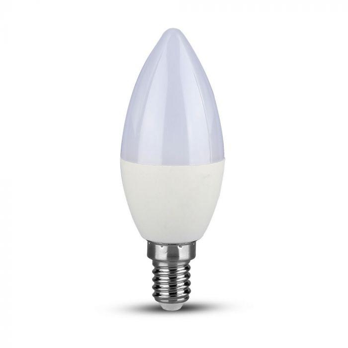 V-Tac 5.5W LED Candle E14 3K Dimmable – LED Bulb – LED Made Easy Shop