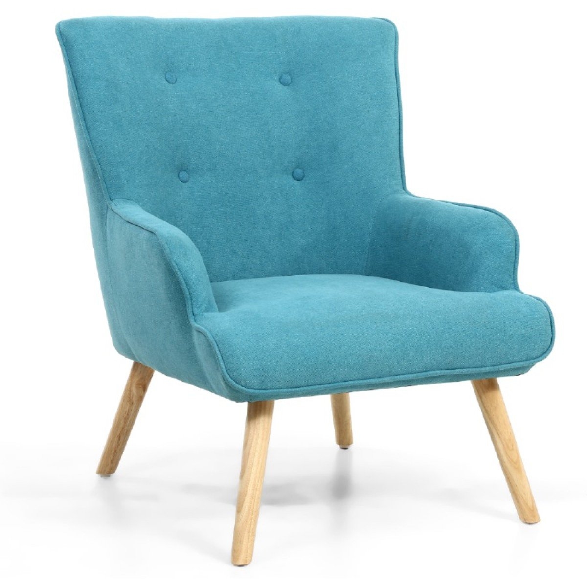 Accent Armchair in Silver Grey or Turquoise Blue – Seating – CGC Retail Outlet