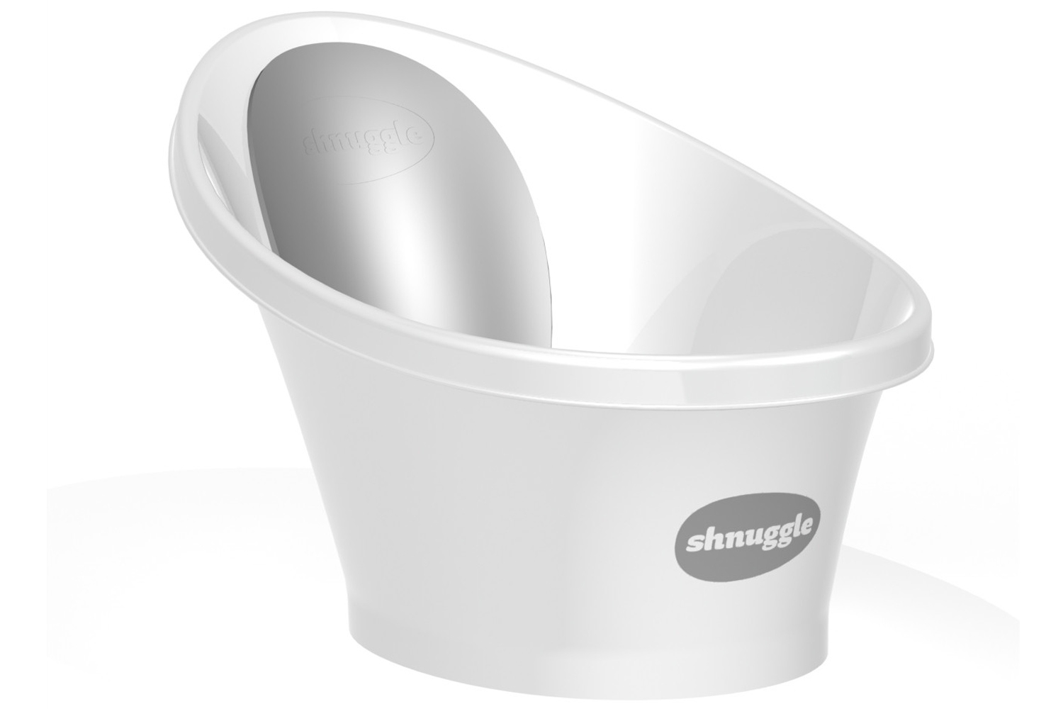 Shnuggle – Bath – White / Grey – Foam