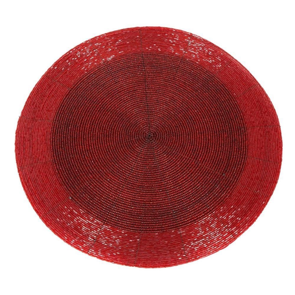 Sifcon Beaded Placemat – Red