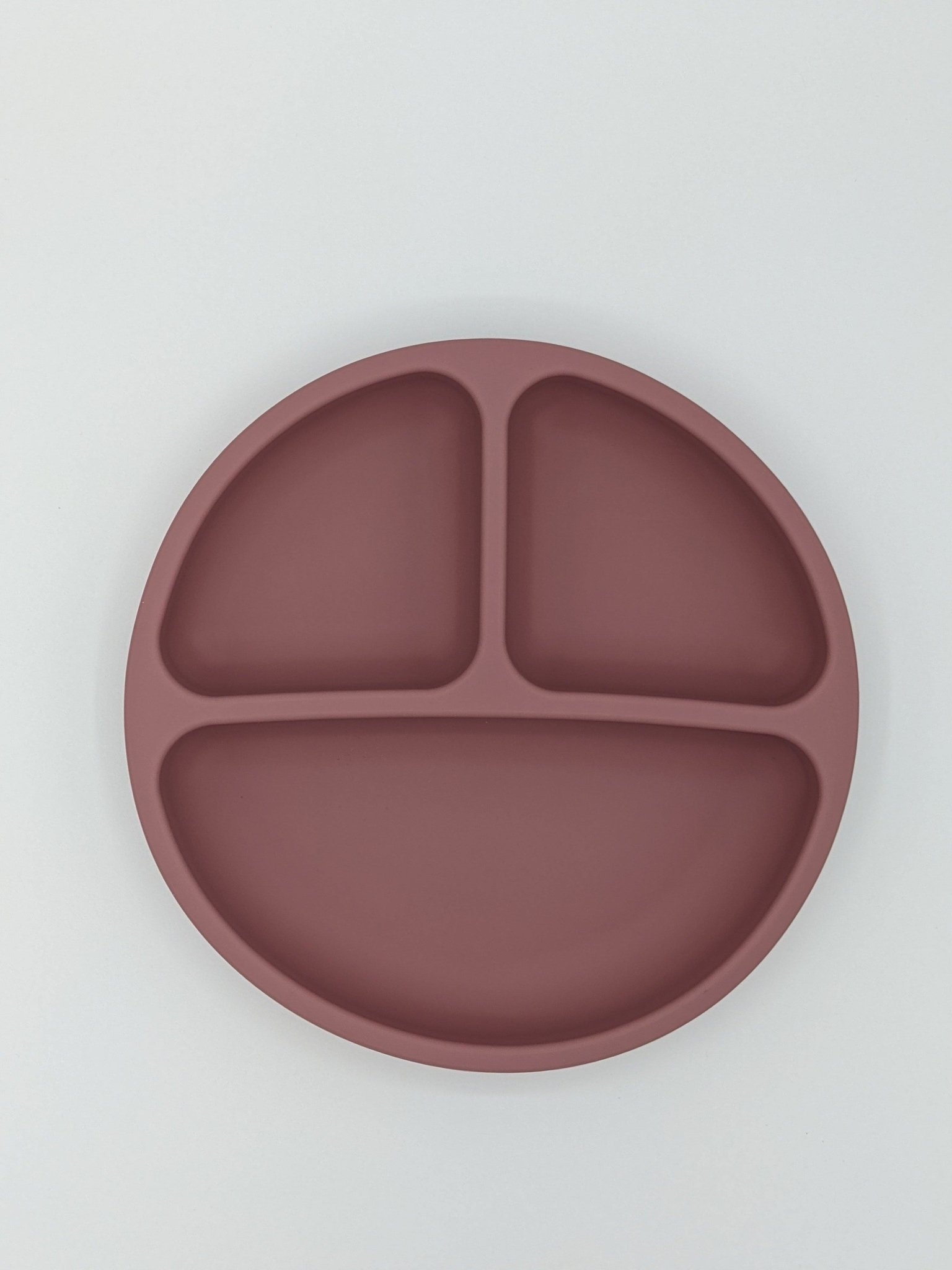 Silicone Divider Plate Dusty Pink – Children’s Silicone Tableware – Tiny Roo