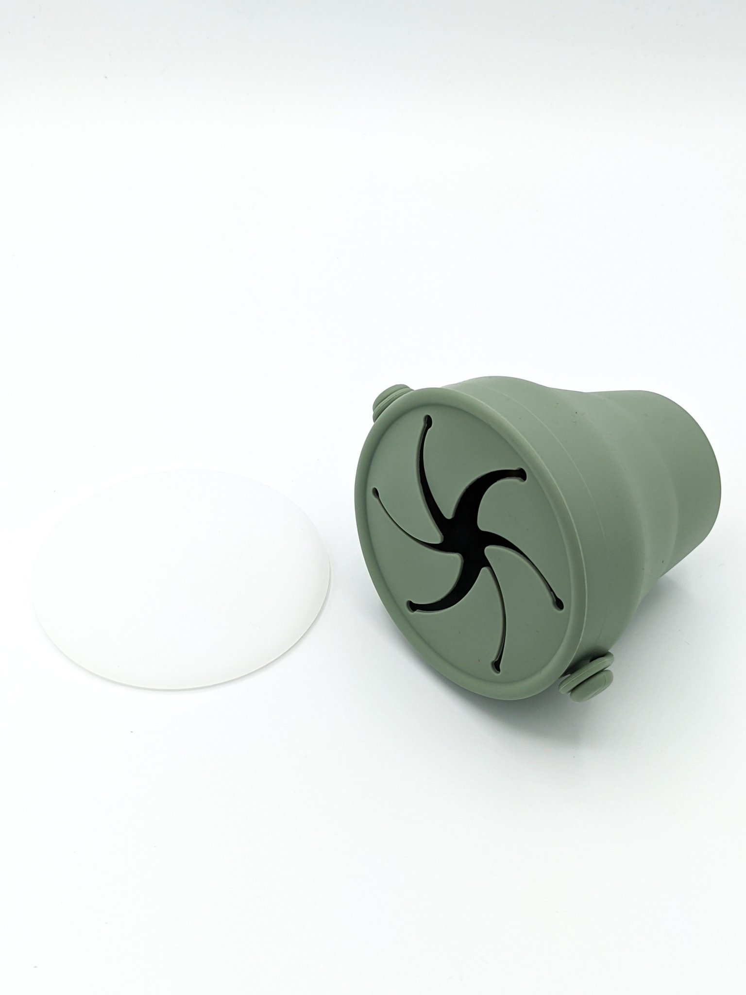 Silicone Snack Pots Desert Sage – Children’s Silicone Tableware – Tiny Roo