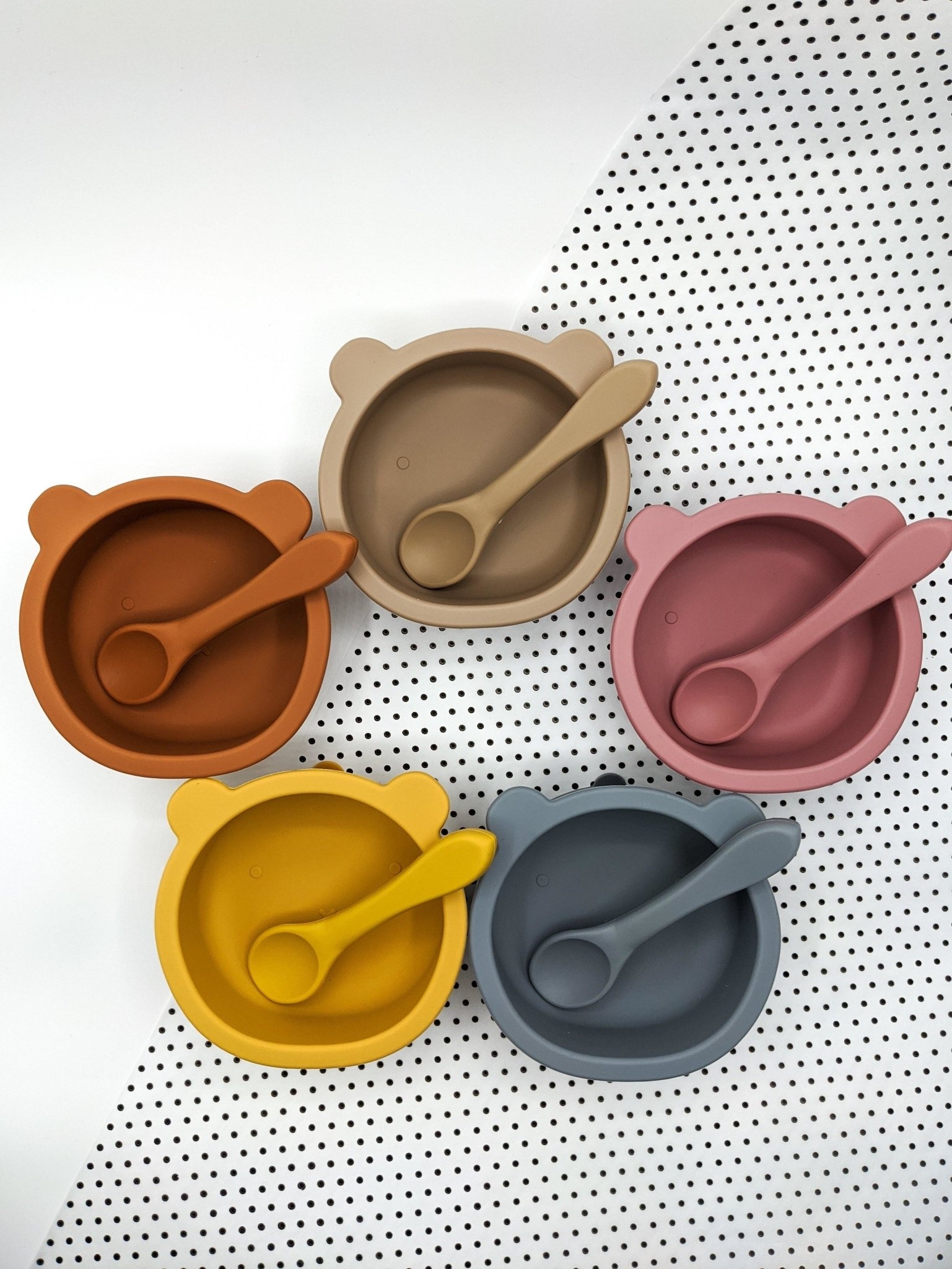 Silicone Spoon Chocolate – Children’s Silicone Tableware – Tiny Roo