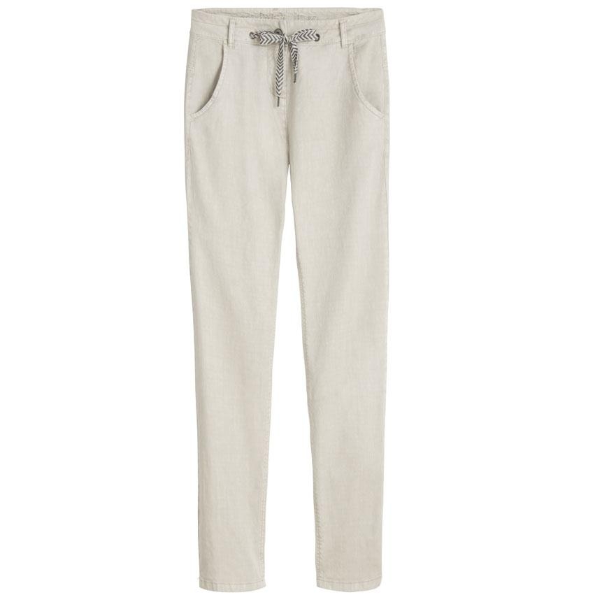 Sandwich Verona Linen Trousers In Silver Lining – 38