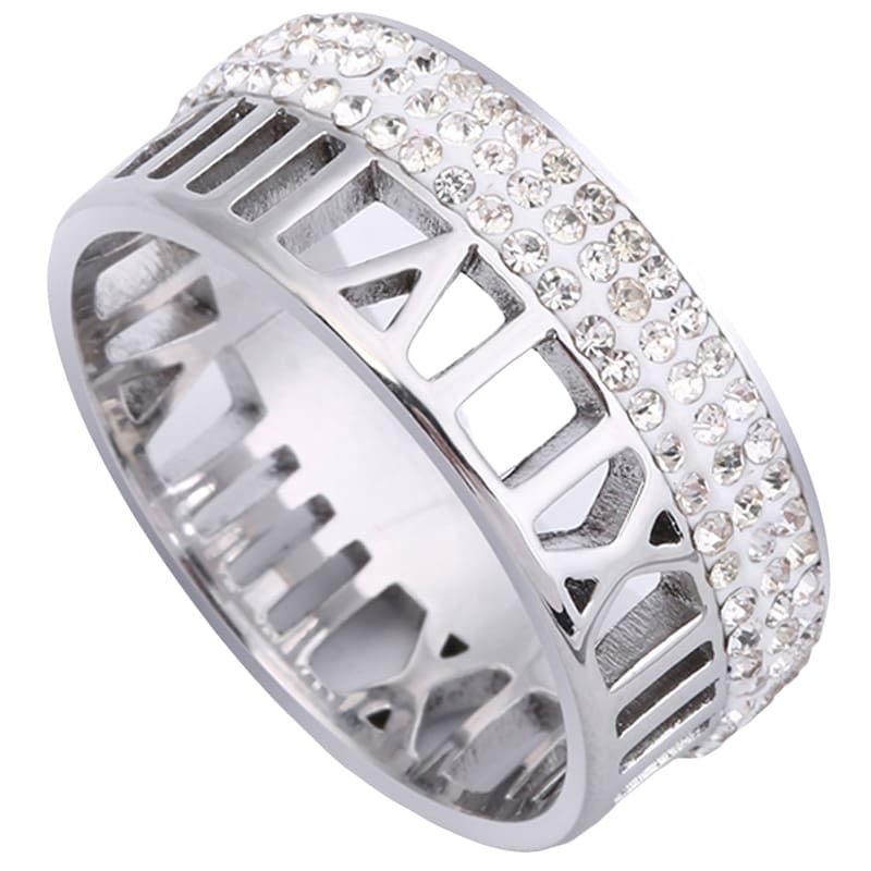 Silver Numeral Ring 10 – Silver – Ezavision