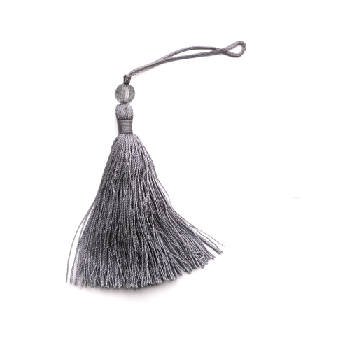 Knobbles & Bobbles – Tassel Bead – Silver – Thread – 12cm – Variant 3650