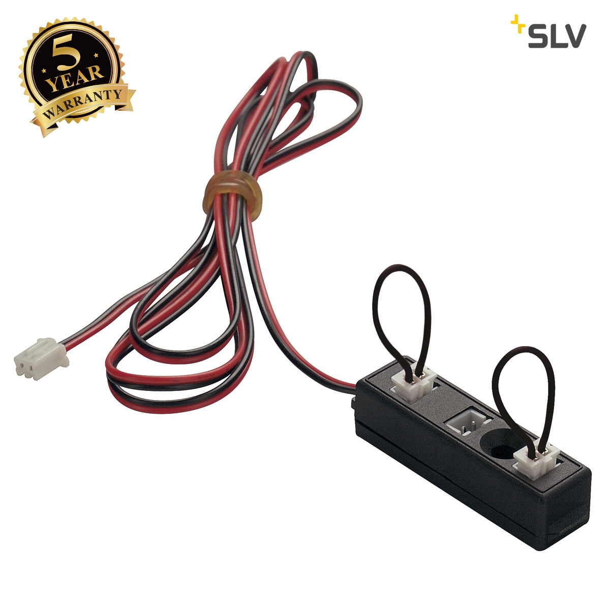 SLV MULTIWAY CONNECTOR, 3 outlets with two bridges, black, max. 350mA 111850