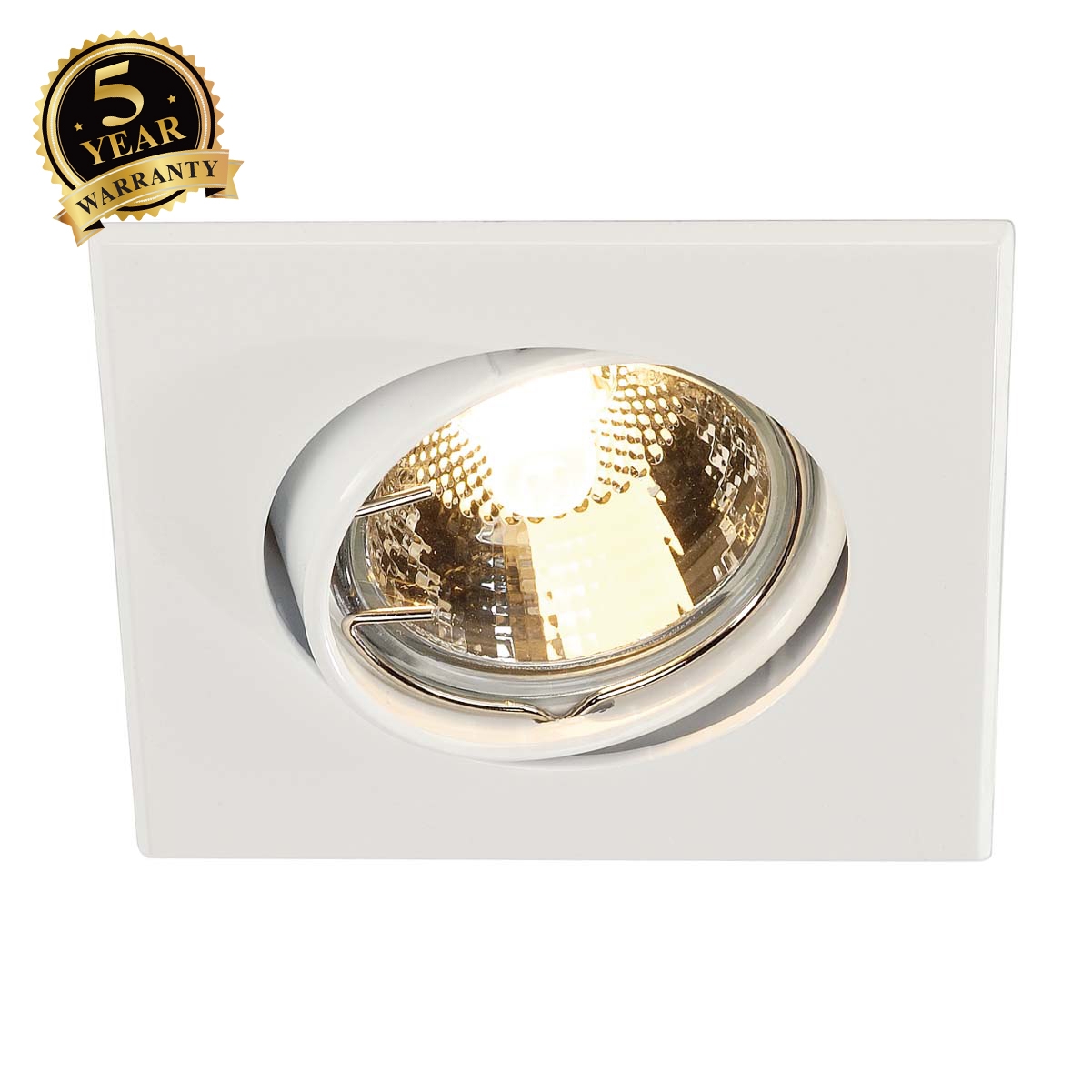 SLV GU10 SP SQUARE downlight,square, white, GU10 max. 50W 113211