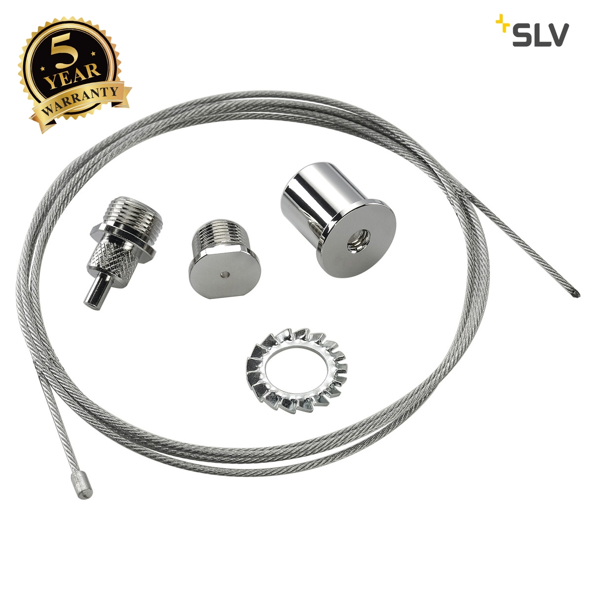SLV EUTRAC rope suspension, chrome , 1.5m 145800
